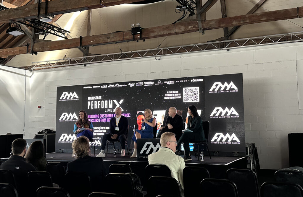 Photo from PerformX Live 2024 showing the Building Customer Experience: Lessons From Hospitality panel