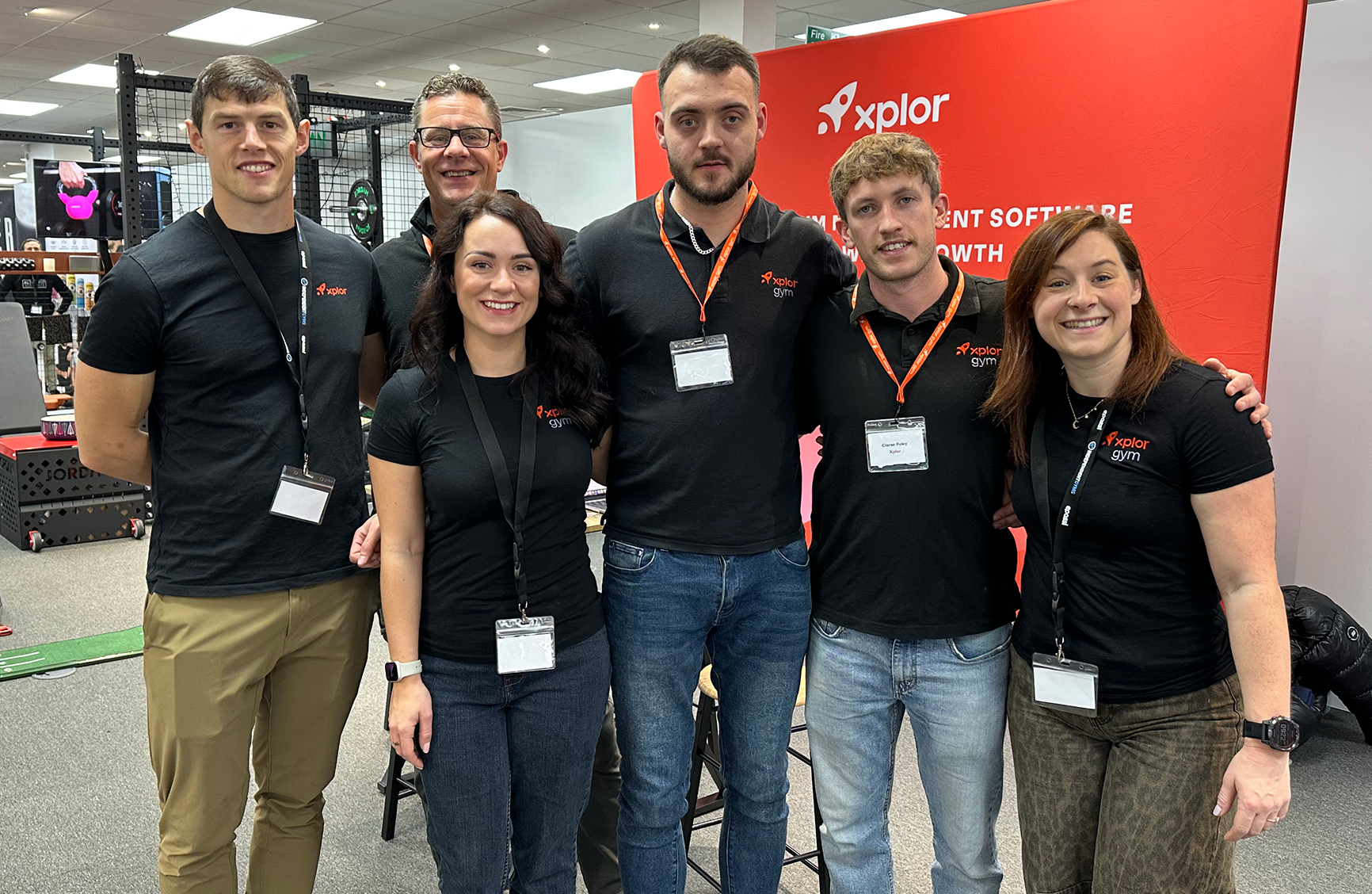 A photo of the Xplor Gym team at the Independent Gyms Conference 2025
